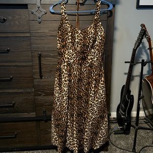 Vixen by Micheline Pitt Leopard Ingenue Dress